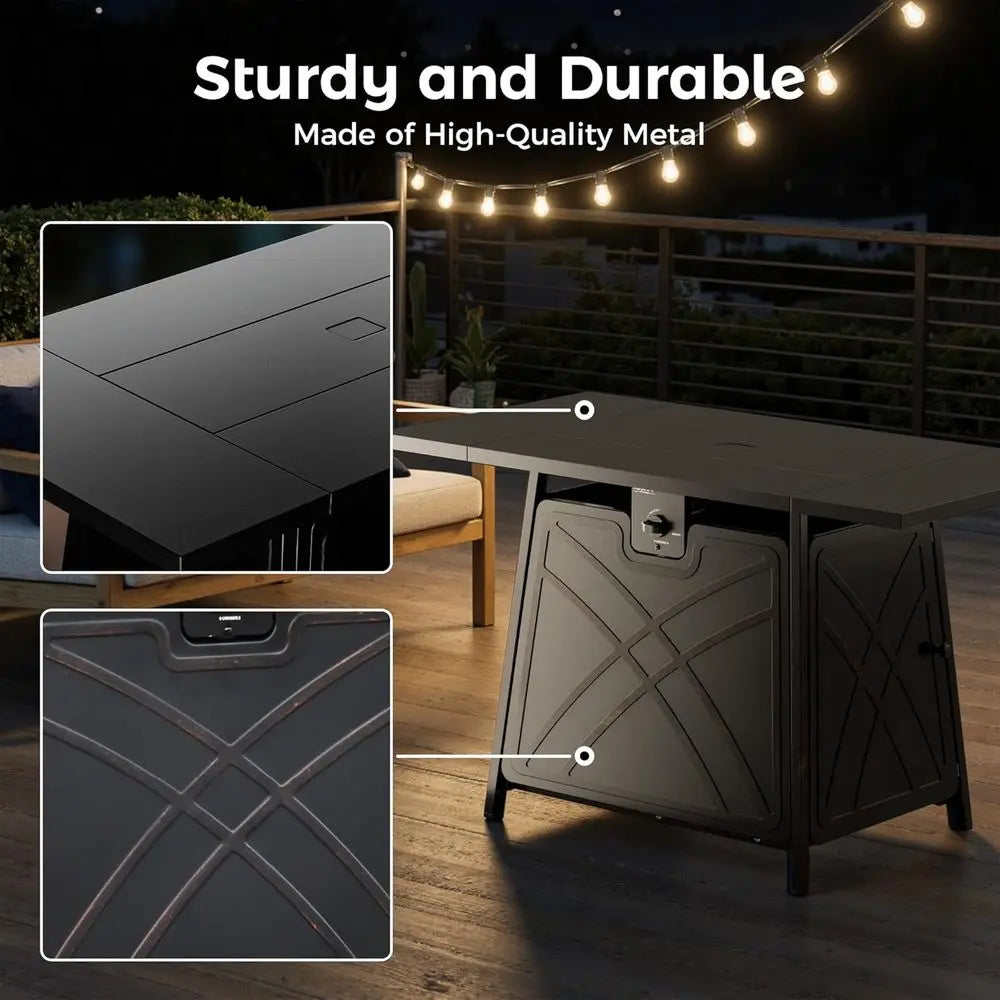 Fire Pit Dining Table