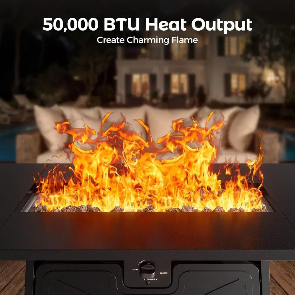 Fire Pit Dining Table