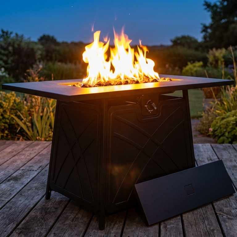 Fire Pit Dining Table