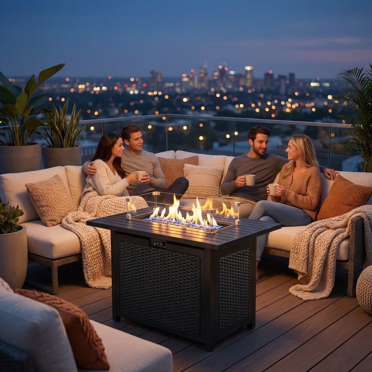 Propane Fire Pit Table