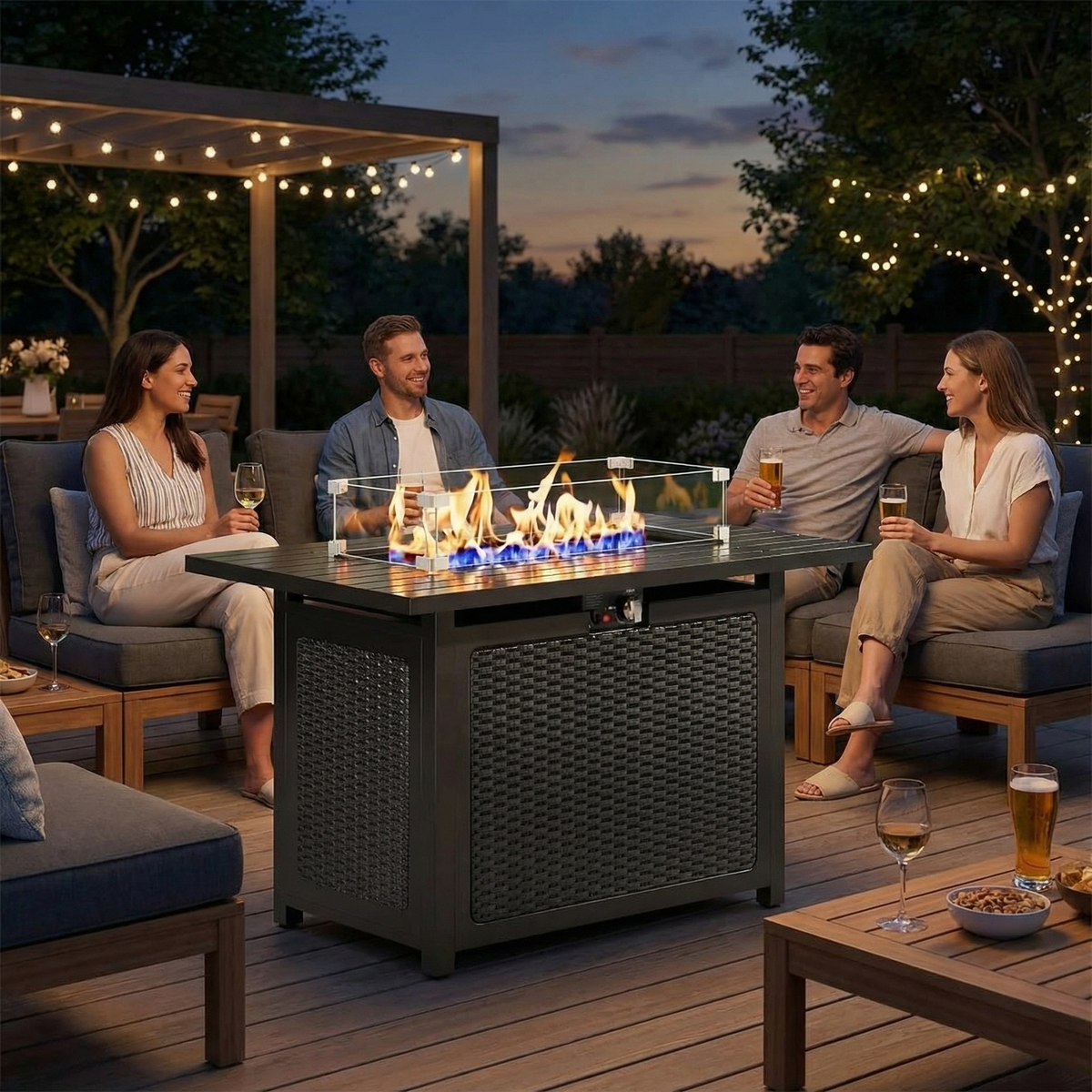 Propane Fire Pit Table