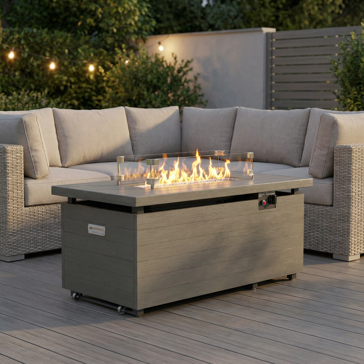Outdoor Propane Fire Pit Table