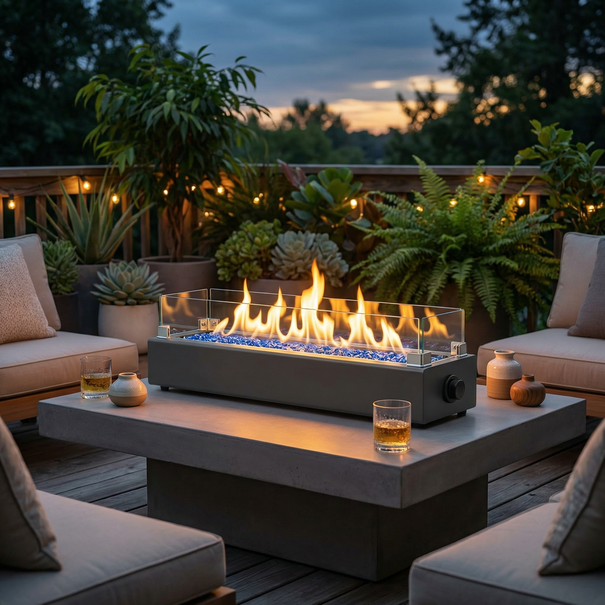 Tabletop Fire Pit Table