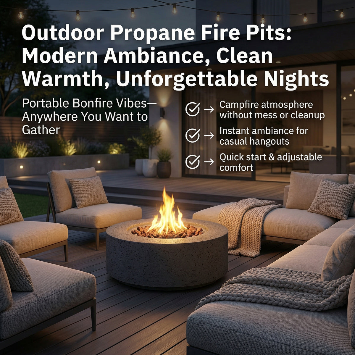 Outdoor Propane Fire Pits