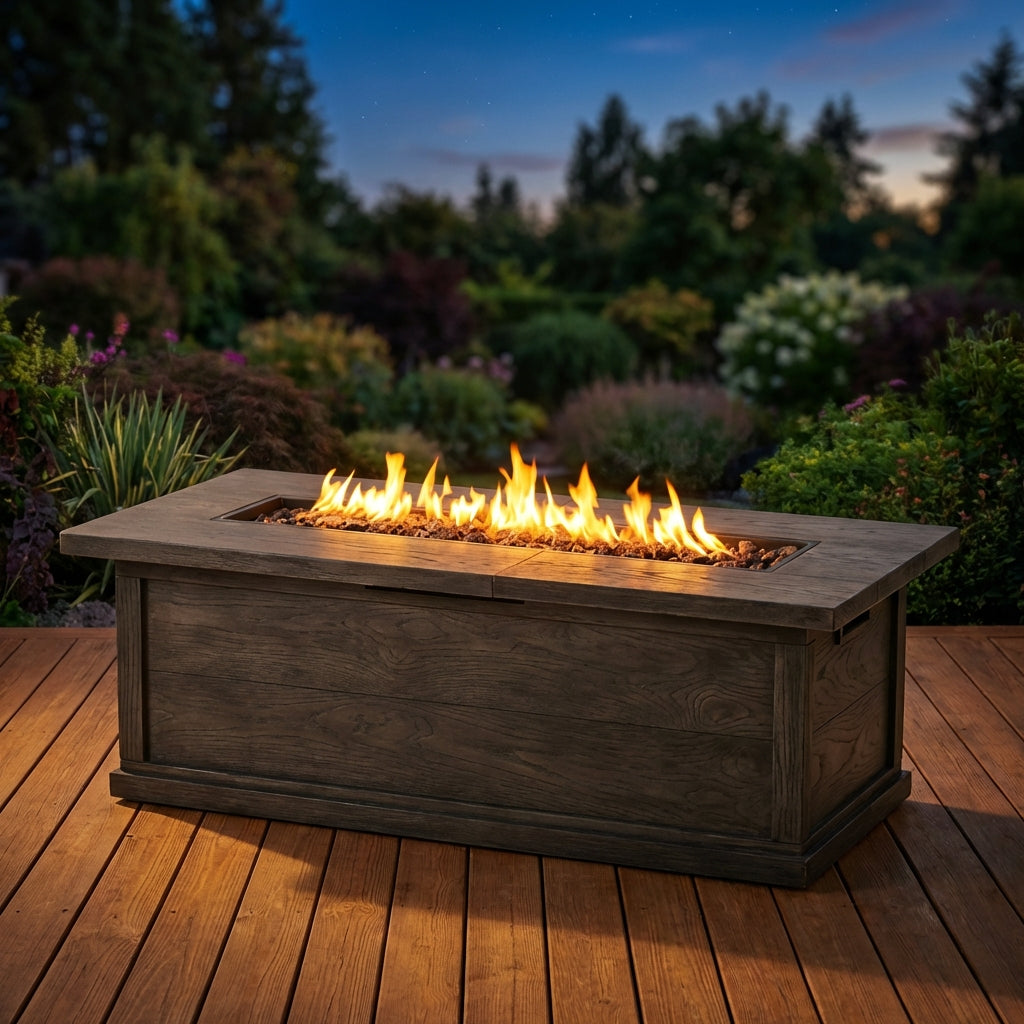 Patio Table with Fire Pit